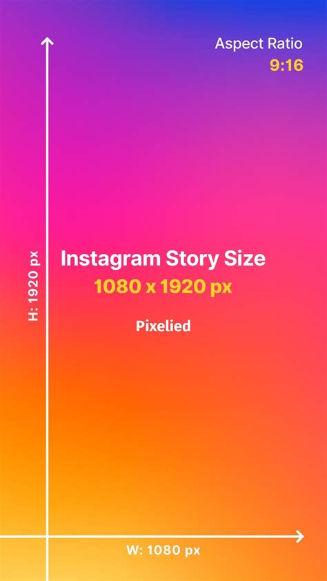instagram story format pixel